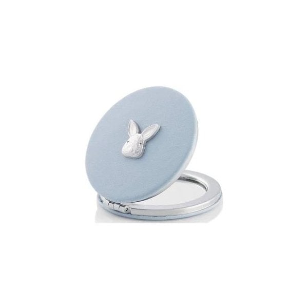 3D Bunny Compact Mirror Chalk Blue