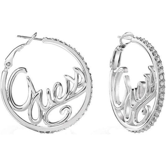 Silver Guess Earrings