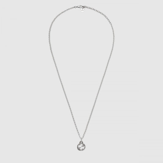 Interlocking G Silver Necklace