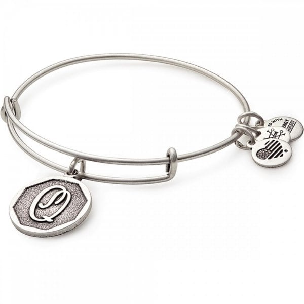 Initial Q Bangle Silver