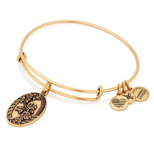 Gold Grandaughter Charm Bangle