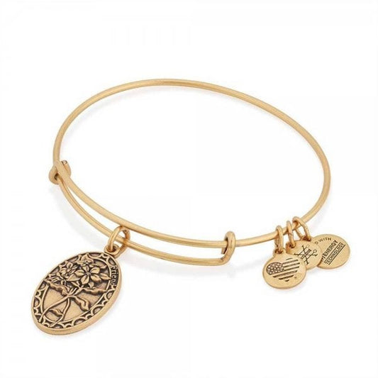 Gold Friend Charm Bangle