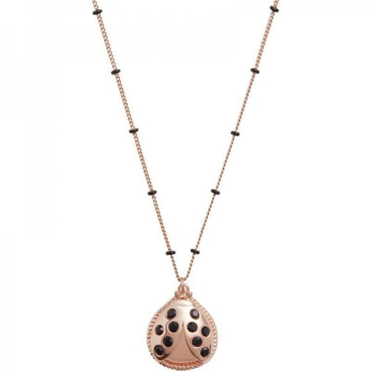 Ladybird Necklace Rose Gold Necklace