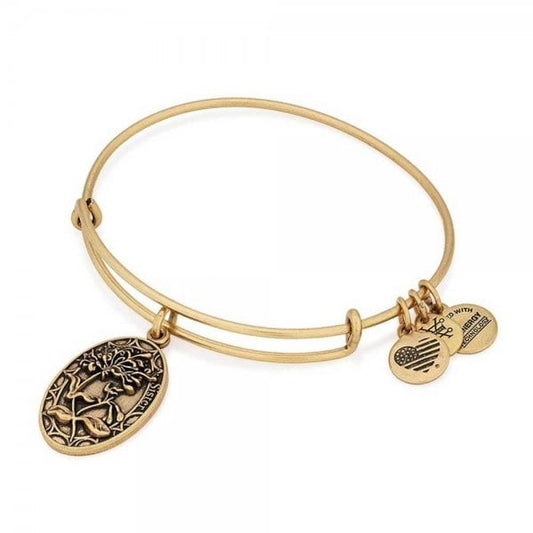 Gold Sister Charm Bangle