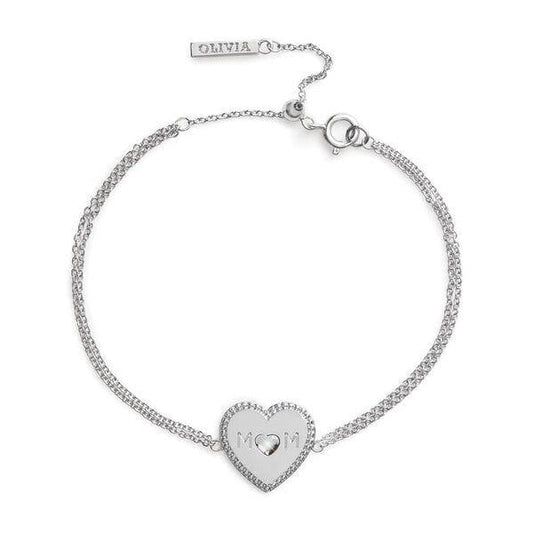 Mother's Day Mom Bracelet Silver