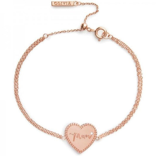 Mother's Day Mum Bracelet Rose Gold Bracelet