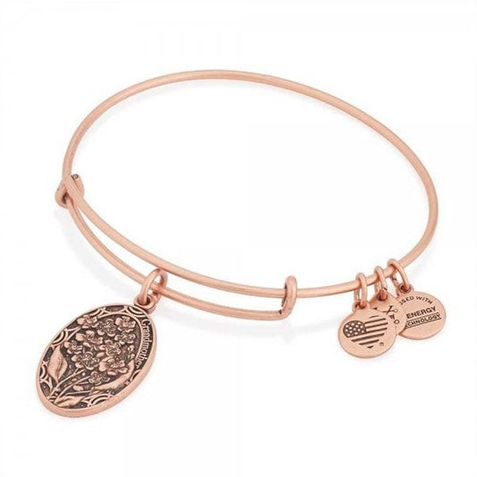 Rose Gold Grandmother Charm Bangle
