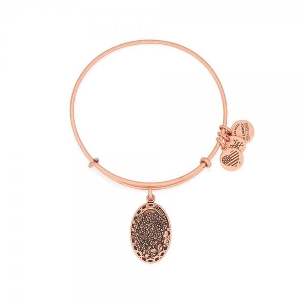 Rose Gold Daughter Charm Bangle