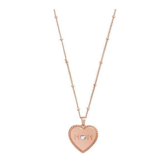 Mother's Day Mom Necklace Rose Gold