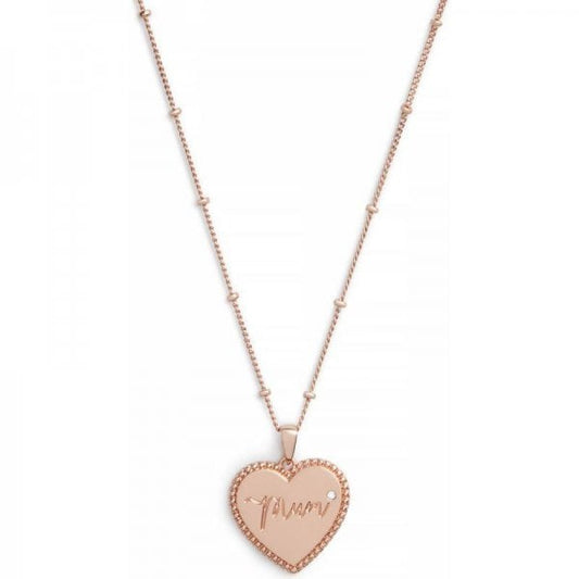 Mother's Day Mum Necklace Rose Gold Necklace