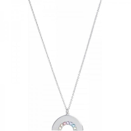 Rainbow Necklace Silver Necklace