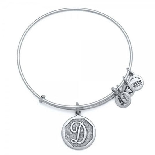 Initial 'D' Charm Bangle
