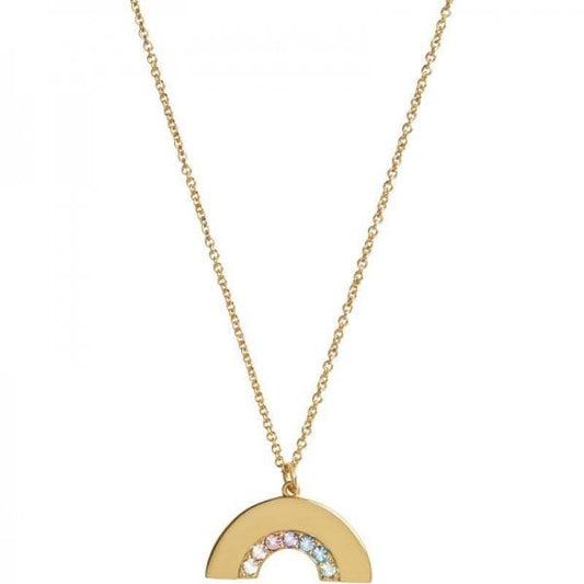 Rainbow Necklace Rose Gold Necklace