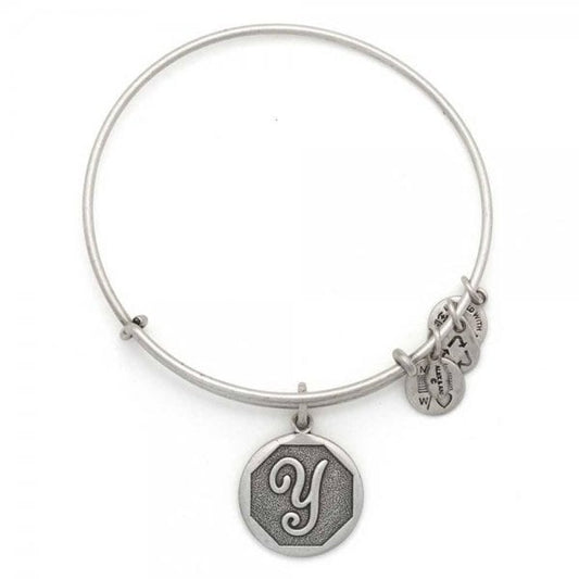 Alex & Ani Path of Symbols 'Y' Charm Bangle