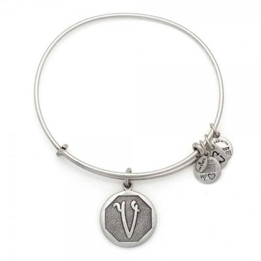 Alex & Ani Path of Symbols 'V' Charm Bangle
