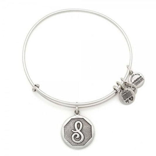 Alex & Ani  'S' Charm Bangle
