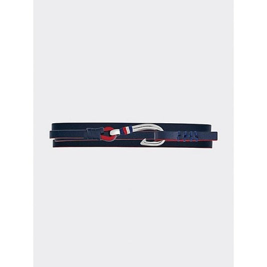 Nautical Bracelet in Navy Leather