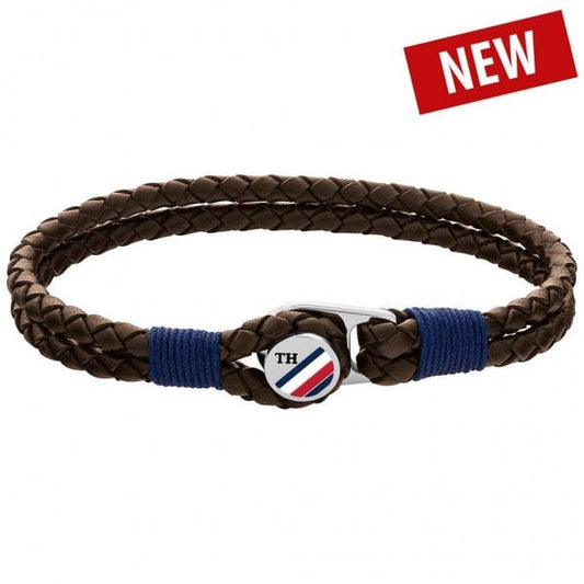 STAINLESS STEEL & LEATHER BRACELET