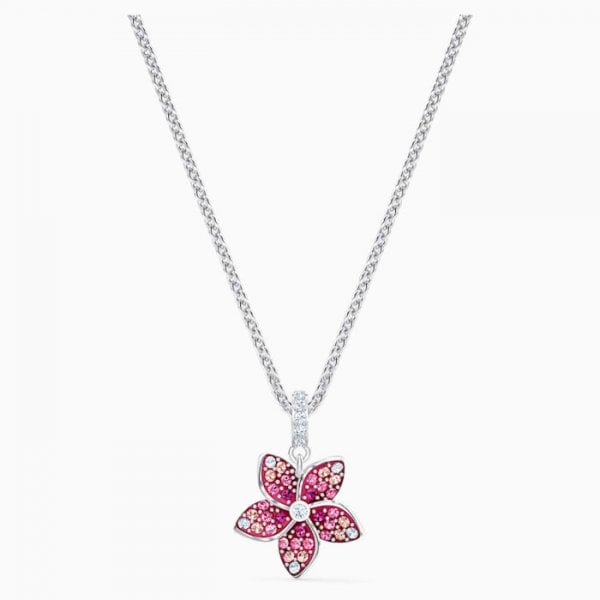 Tropical Pendant Flower Necklace