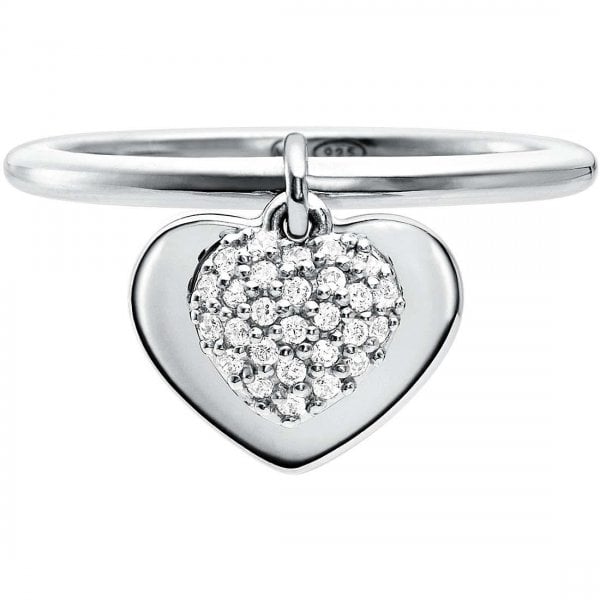 Michael Kors Pavé Heart Ring size 8