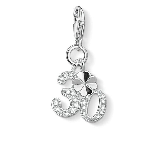Charm pendant "30"