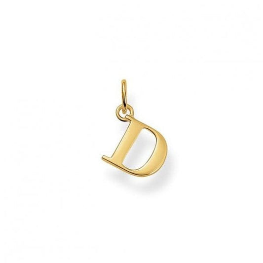 Letter D Gold