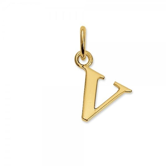 Gold Letter V