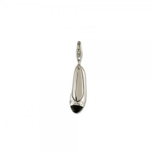 Black Ballet Shoe Pendant