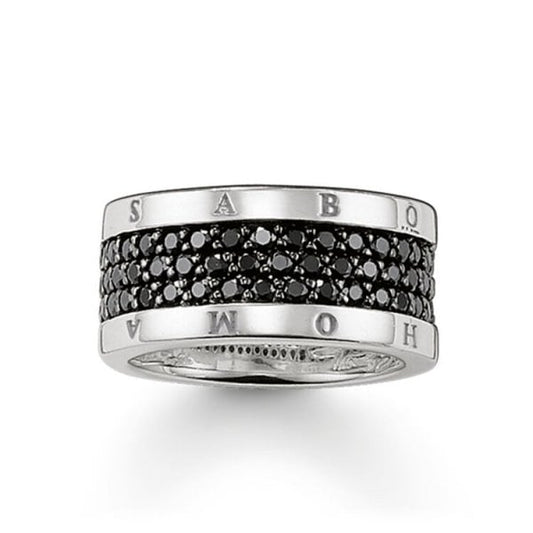 Eternity Classic Black Ring Size 62 (UK Size T)