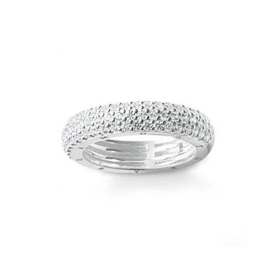 Eternity White Pave Ring Size 54 (UK Size M1/2)