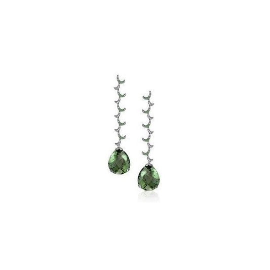 Whispering Collection 18ct White Gold Earrings