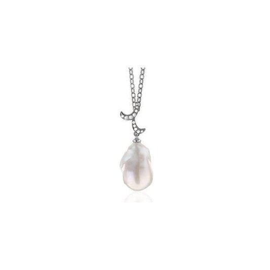 Pendant with Baroque Pearl Drop