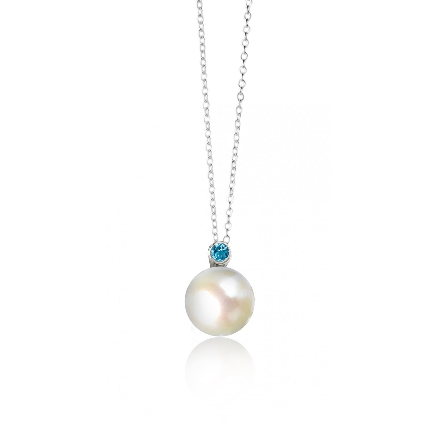 Large White Pearl Short Pendant