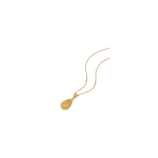 Bella 18ct Yellow Gold Plated Drop Pendant