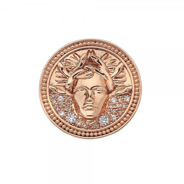 Medusa Bianca Rose Gold Plated Coin - 33mm
