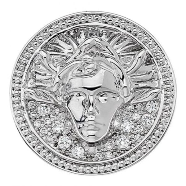 Emozioni By Hot Diamonds Silver 25mm Medusa Bianca Coin