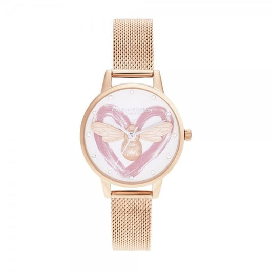 LUCKY BEE SILVER & ROSE GOLD