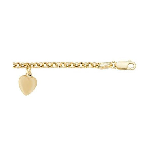 9ct Yellow Gold Ladies Bracelet