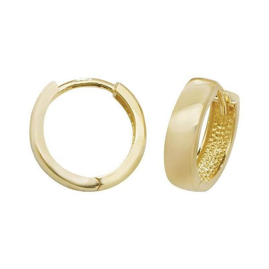 9ct Yellow Gold Hinged Earrings
