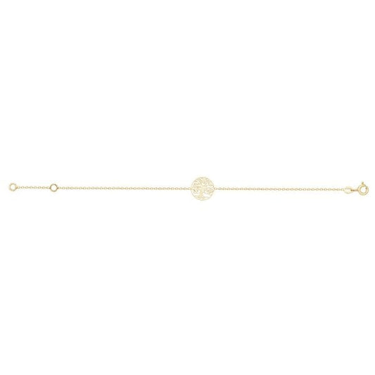 9ct Yellow Gold Babies' Tree of Life Bracelet