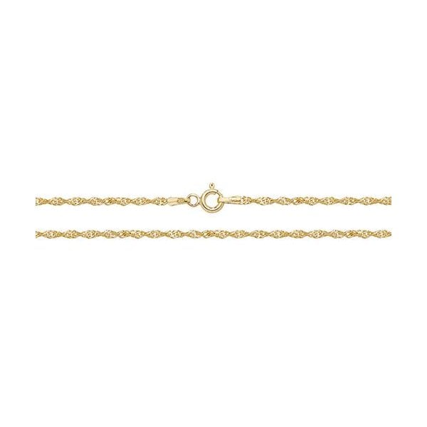 9ct Yellow Gold Singapore Chain