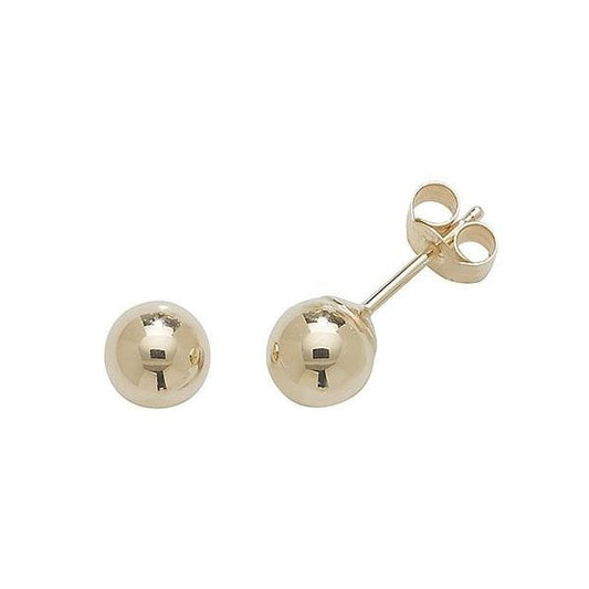 Gold 5mm Ball Studs
