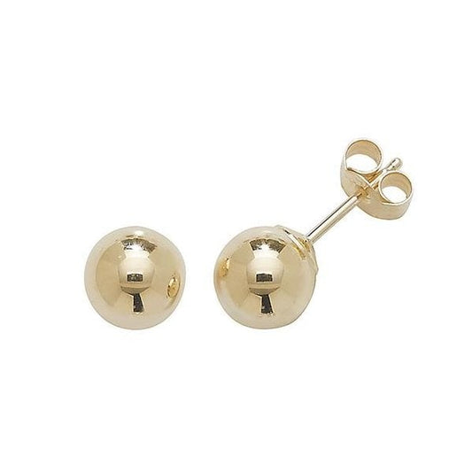 6mm Ball Stud Earrings