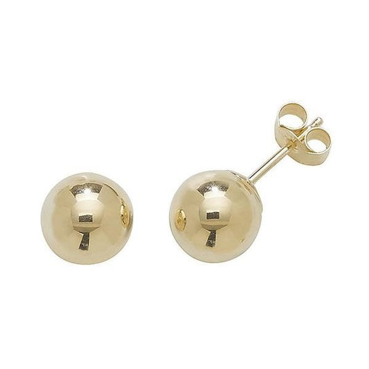 7mm Ball Stud Earrings