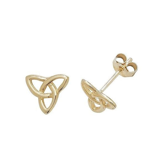 9ct Yellow Gold Celtic Stud Earrings