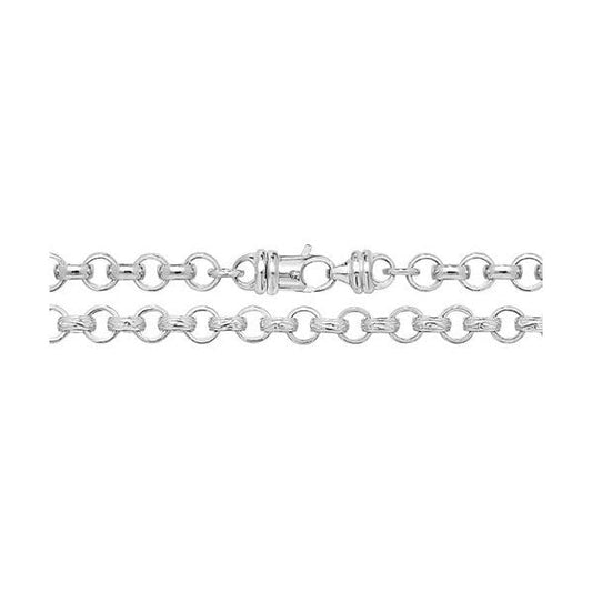 Silver Round Belcher Chain