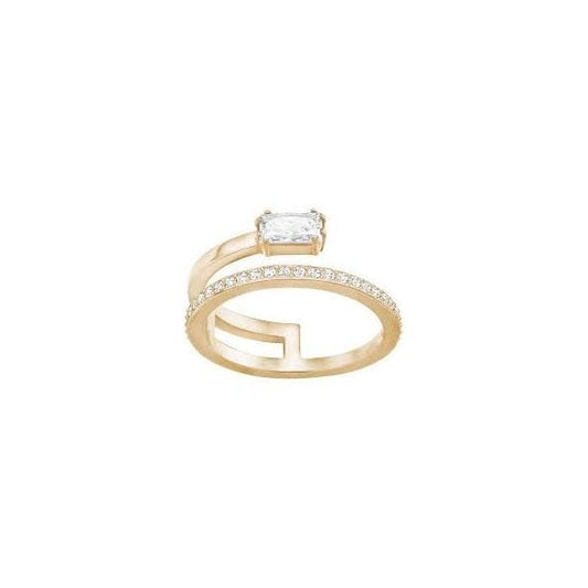 GRAY RING SML CZWH/ROS 52