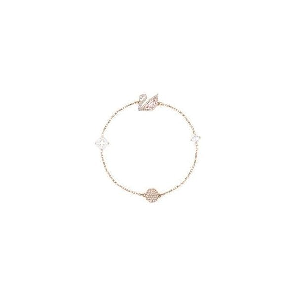 DAZZLING SWAN BRACELET CZMO/RO