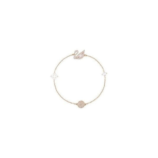 DAZZLING SWAN BRACELET CZMO/RO