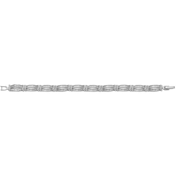 Silver Ladies CZ Bracelet